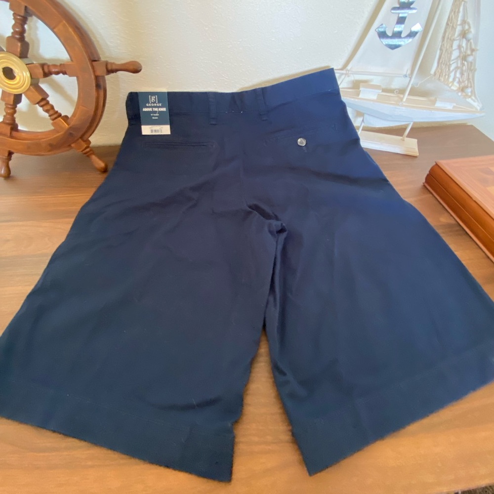 Boy flat front shorts